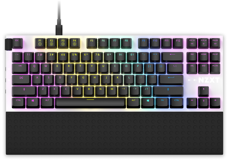 NZXT Function Mini TKL Mechanical Keyboard - KB-175US-WR- PC